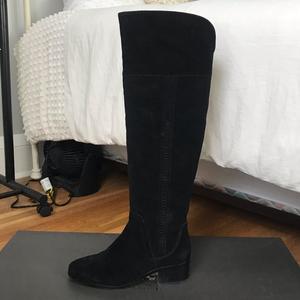 Vince Camuto Black Over The Knee Boots